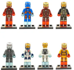 Iron Man Suit 8 Variations