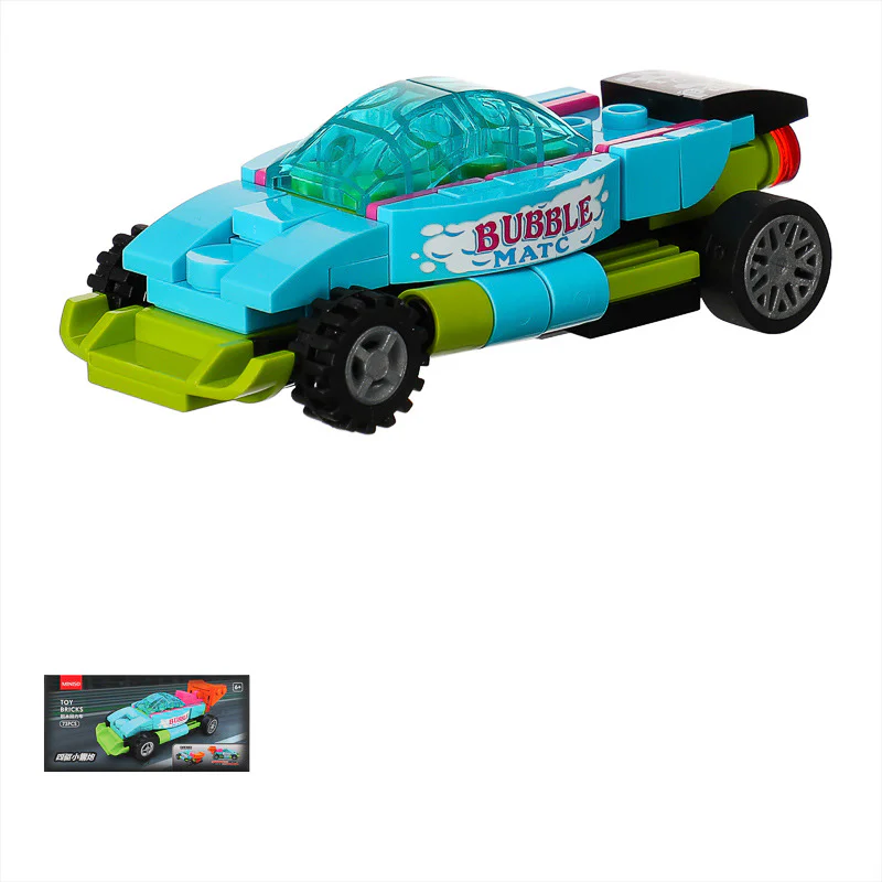 Mini Rover 8, four-drive steel cannons, night eagle pioneers, hyper-speed rivers, icy Mustangs, Mirage Dragons, wind chasers, horsebacks, swords 名创优品MINISO 607206 image 1
