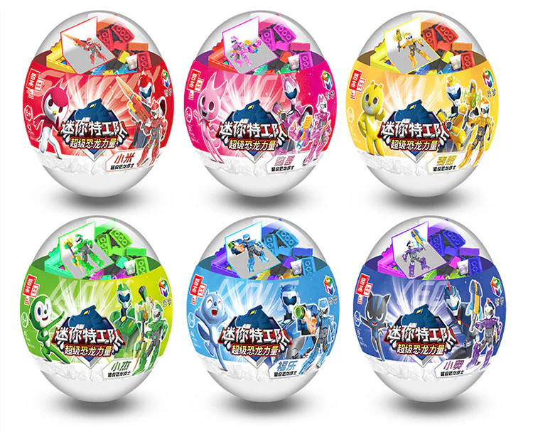 Mini Specials Super Dinosaur Power: Six Sections: Lucy, Max, Fuller, Jay, Mi, O 哲高 ZHEGAO ZG0113A