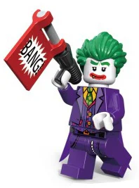 Peacock-fashion clown.