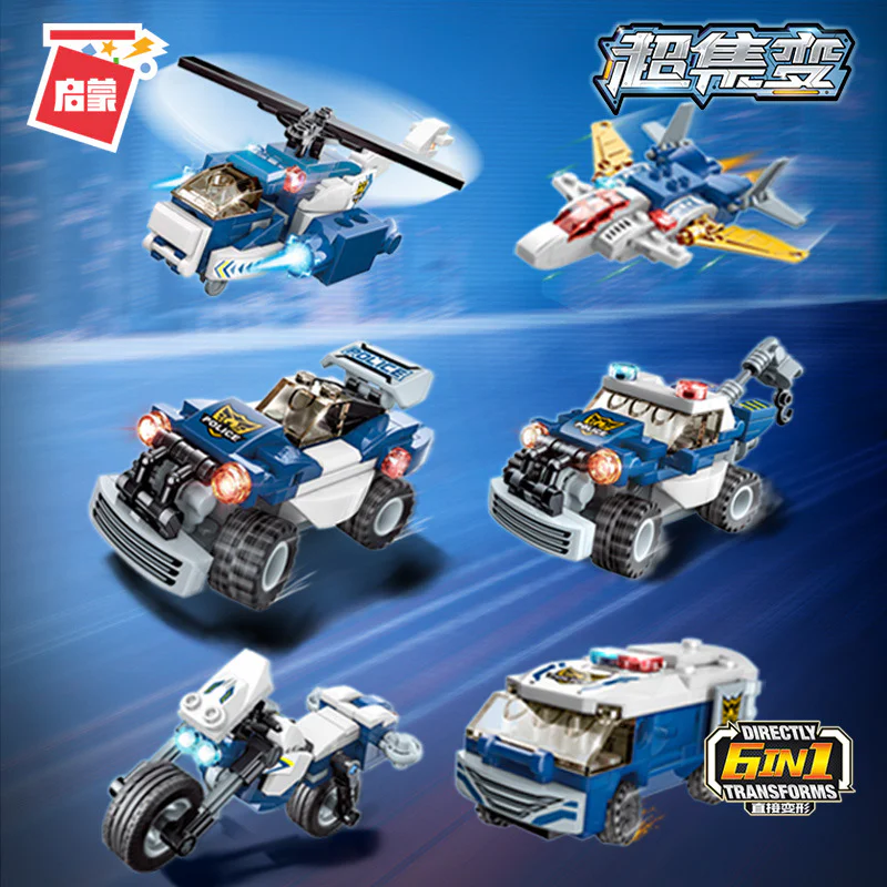 Overset: Mirage Police, 6 combinations 启蒙 QMAN/ENLIGHTEN/Keeppley 41104 image 1