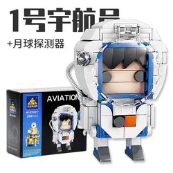 Astronauts with Mini Space Tools 4 Variants
