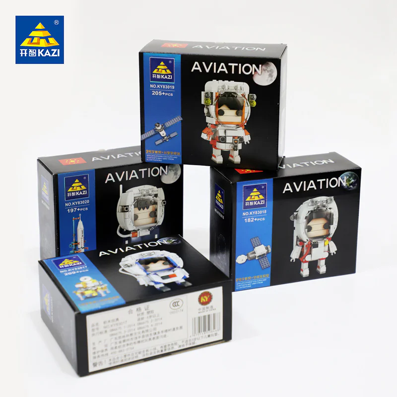 Astronauts with Mini Space Tools 4 Variants 开智 KAZI/高博乐 GBL KY83018 image 6