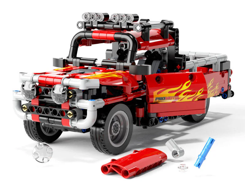 Red pick-up truck 泰高乐 T3001