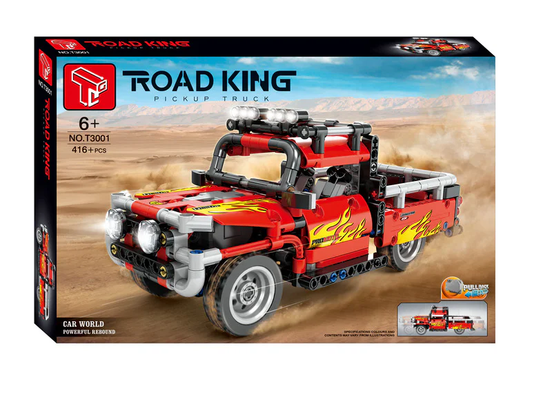 Red pick-up truck 泰高乐 T3001 image 1