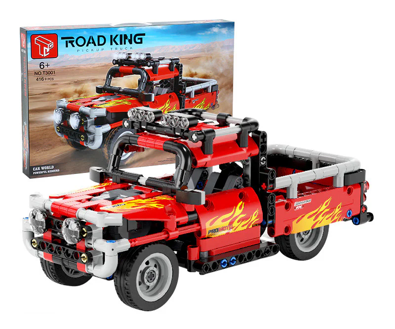 Red pick-up truck 泰高乐 T3001 image 2