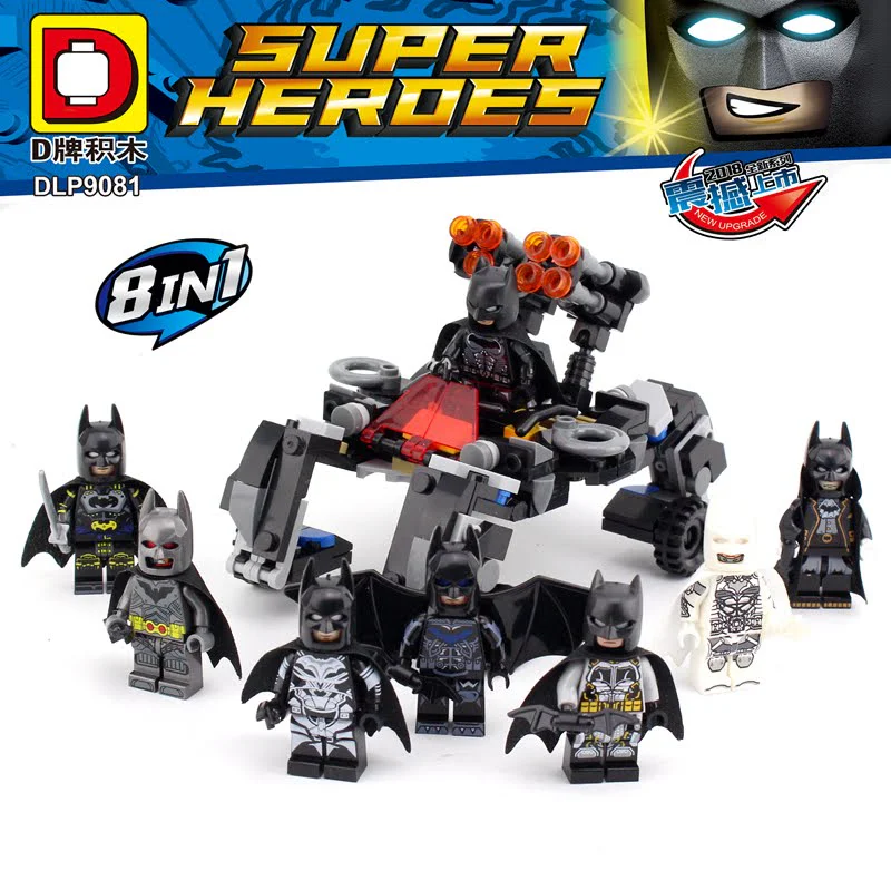 Bat Hero Child 8 Types 哆乐品DLP/D牌积木 DLP9081