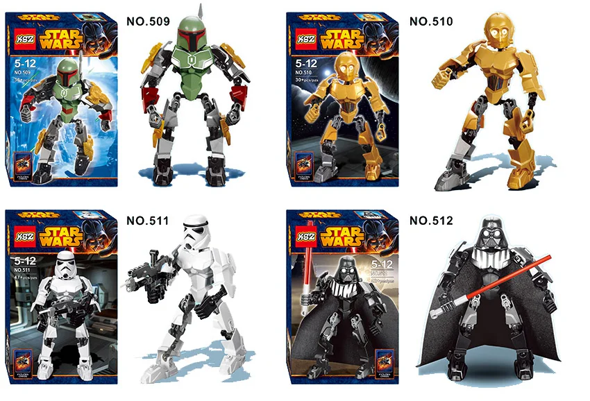 Star Wars Buildable Figures Set 4 512
