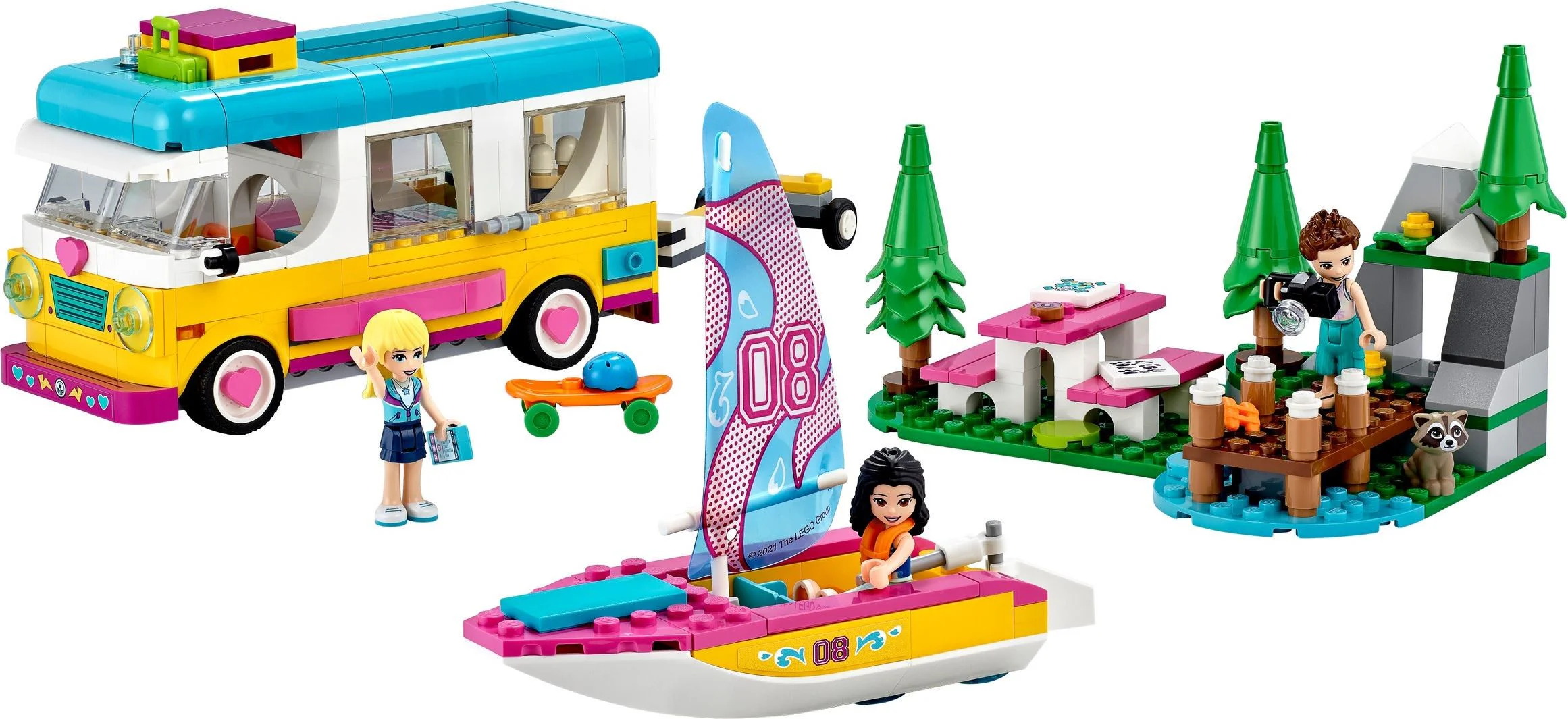 Good friend: Forest camper and sailboat 乐高 LEGO 41681