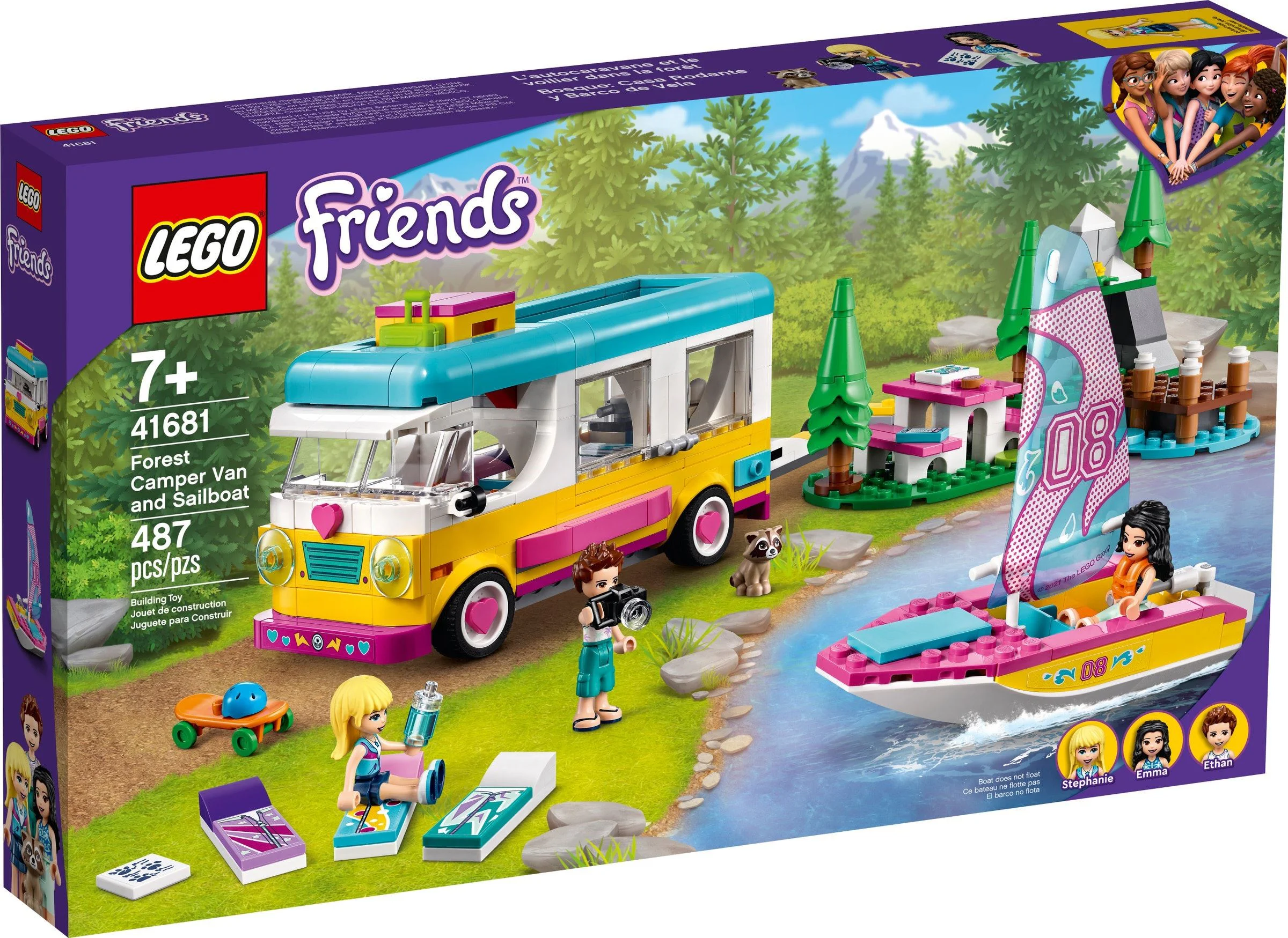 Good friend: Forest camper and sailboat 乐高 LEGO 41681 image 1