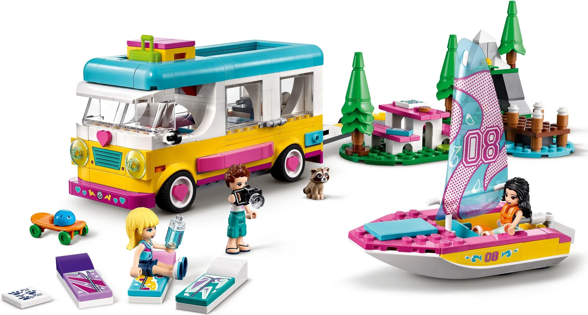Good friend: Forest camper and sailboat 乐高 LEGO 41681 image 12