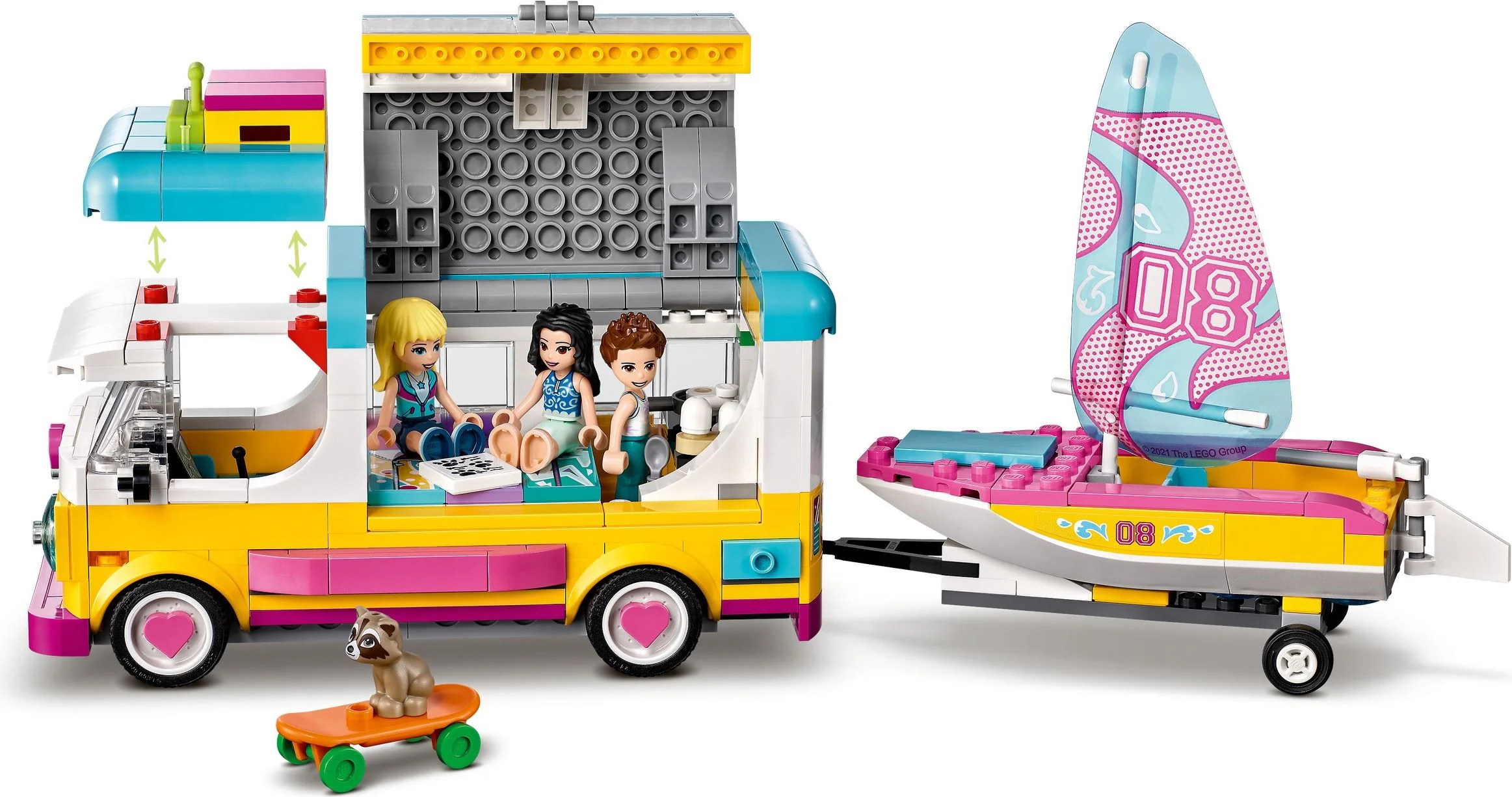 Good friend: Forest camper and sailboat 乐高 LEGO 41681 image 16