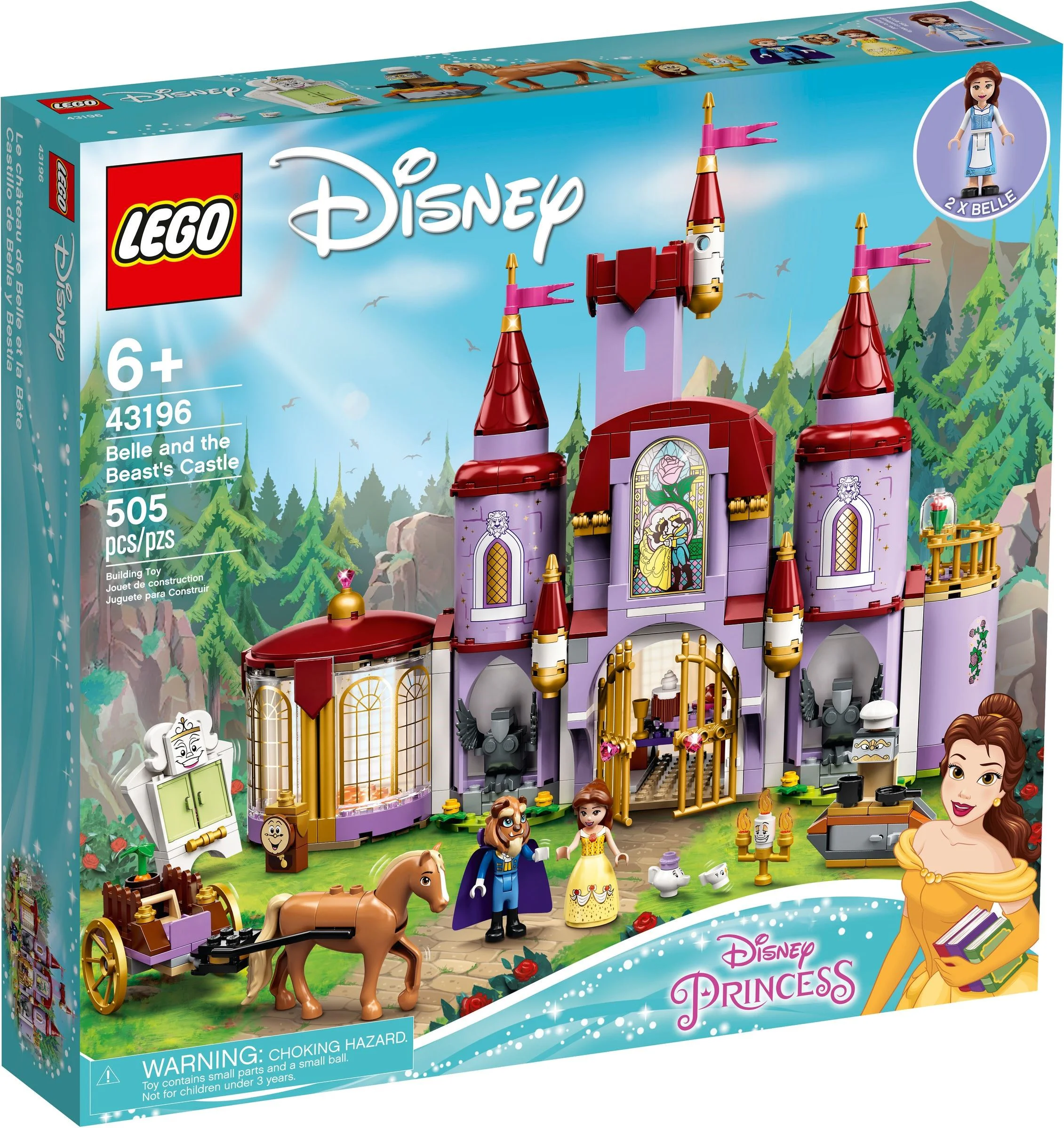 Beauty and the Beast: The Castle of the Beast and the Beast 乐高 LEGO 43196 image 2