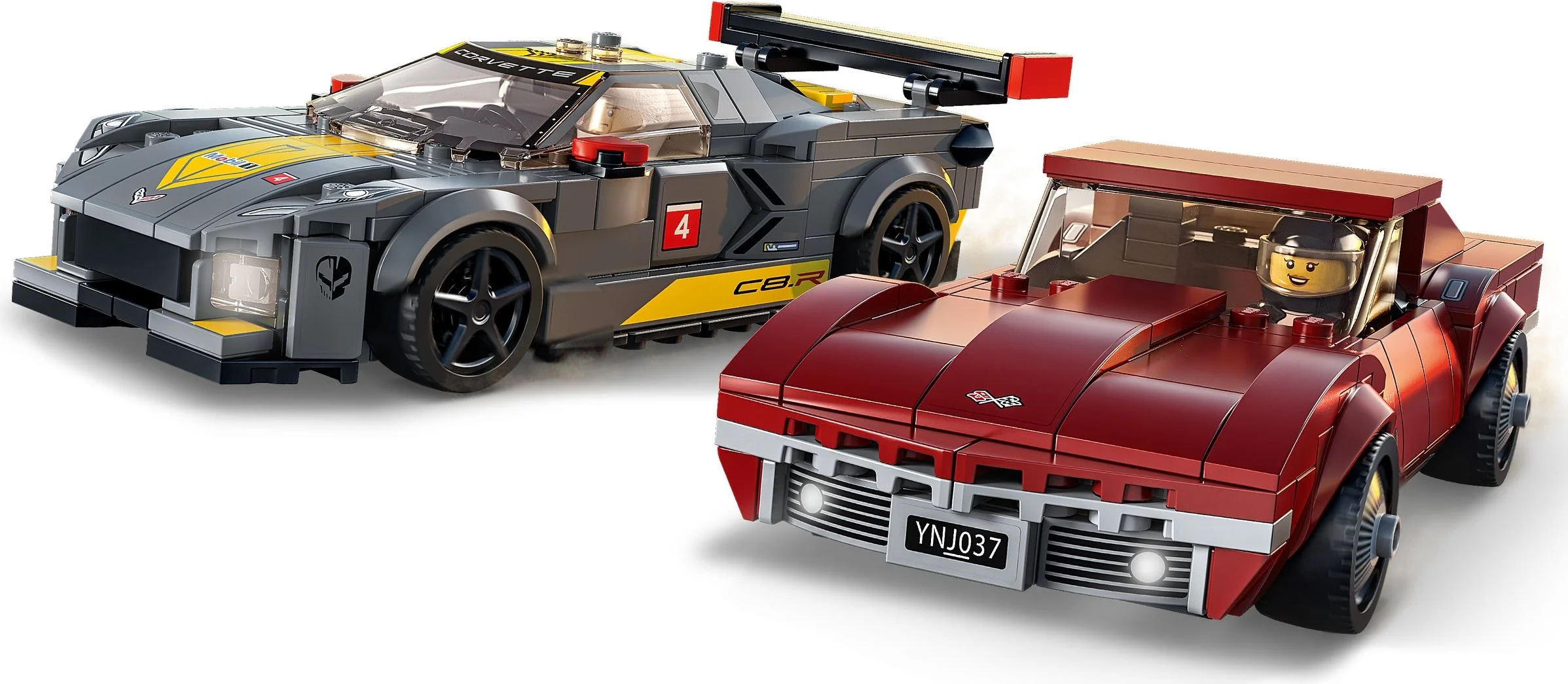 Corvette C8.R Race Car and 1968 Chevron Corvette LEGO 76903 image 4