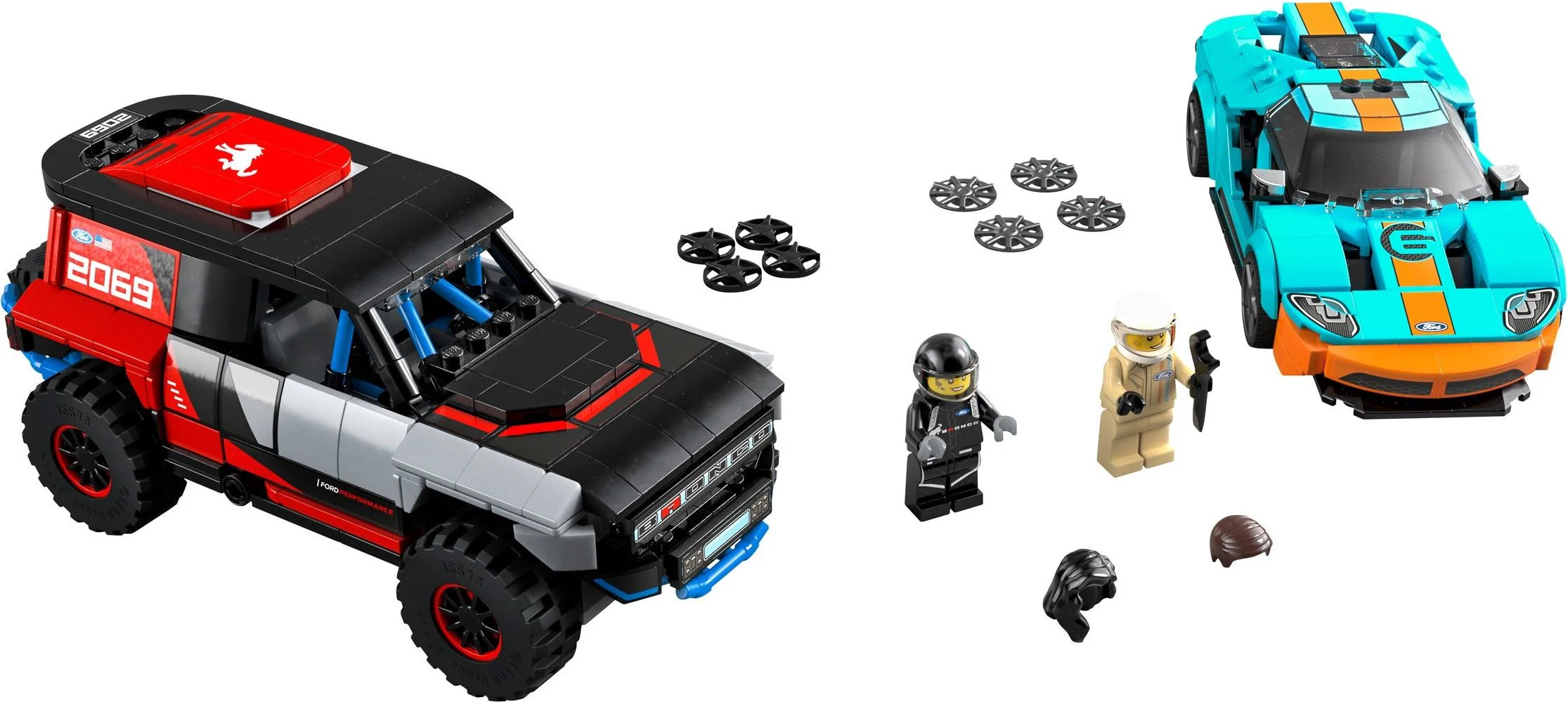 Ford GT Heritage Edition and Bronco R 乐高 LEGO 76905