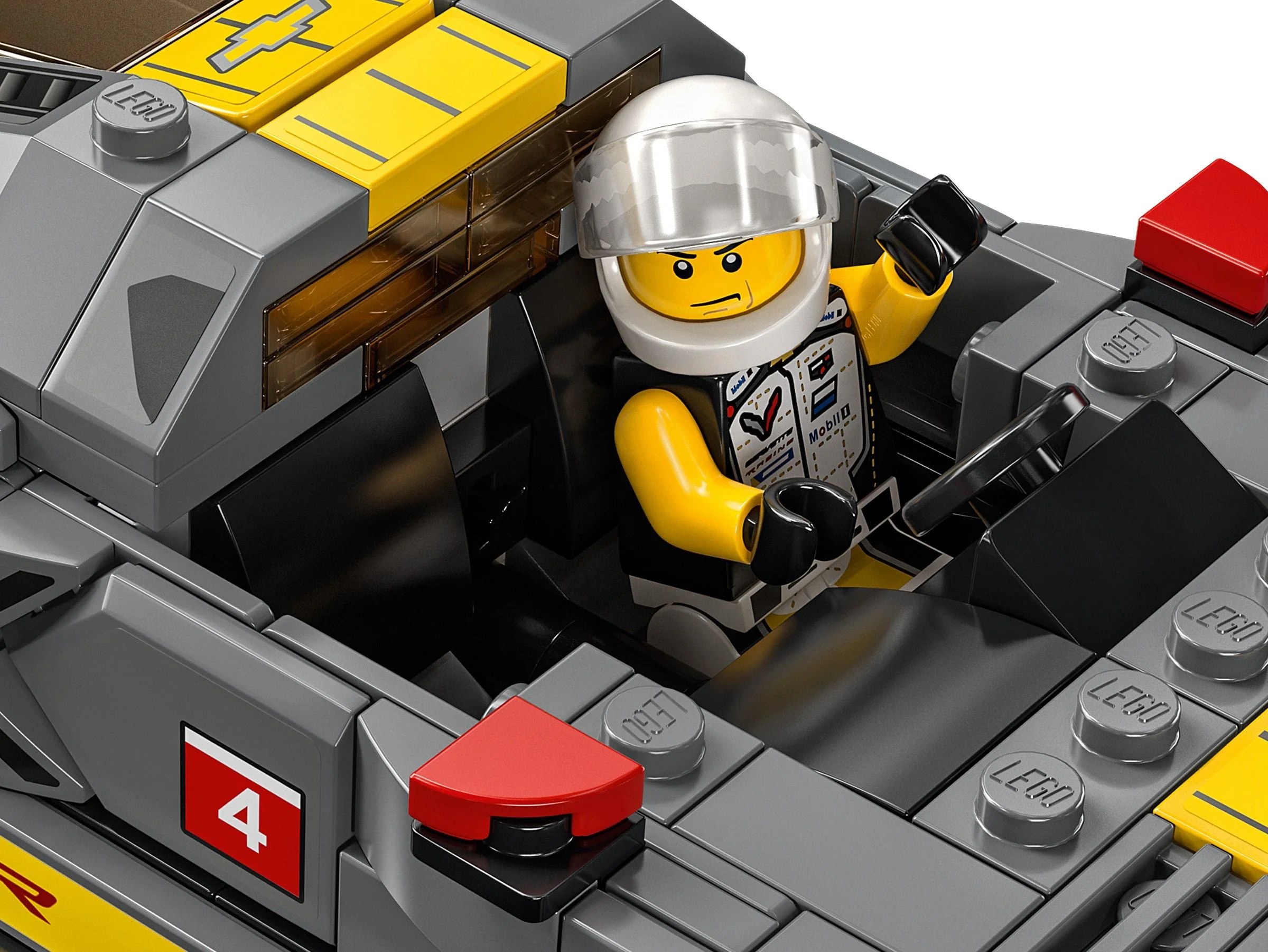 Corvette C8.R Race Car and 1968 Chevron Corvette LEGO 76903 image 10