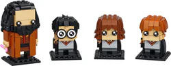 Harry, Hermione, Ron and Hagrid