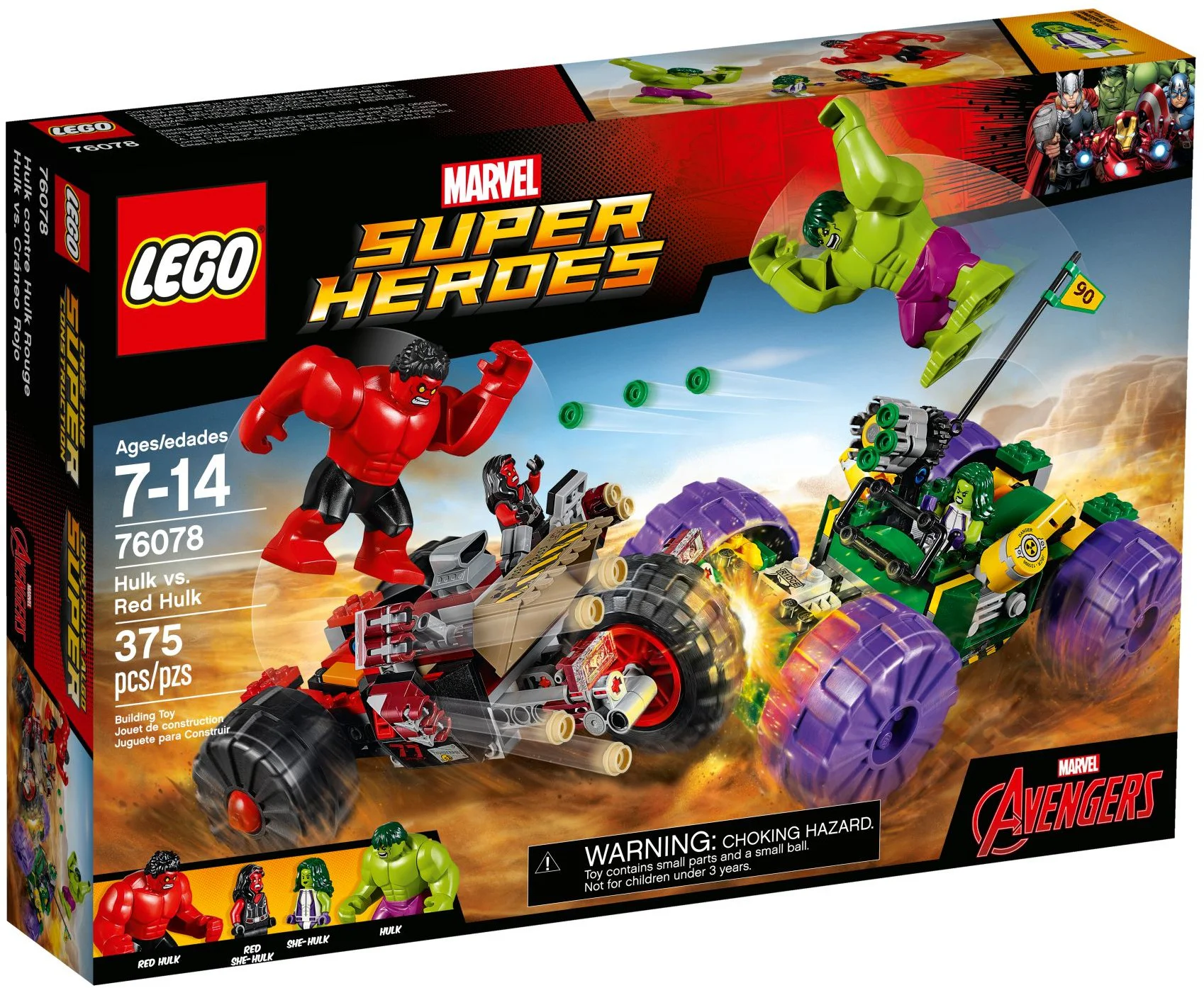 The Incredible Hulk battles Red Hulk. 10675 image 1