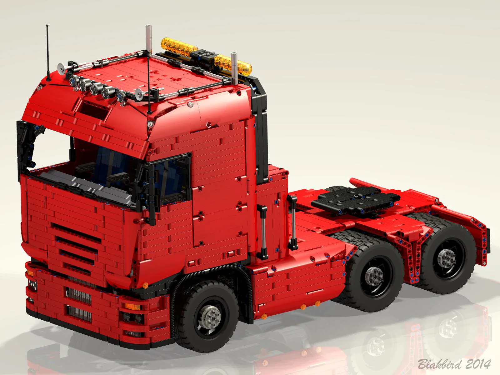 Air-actuated tug truck. MOC-2475