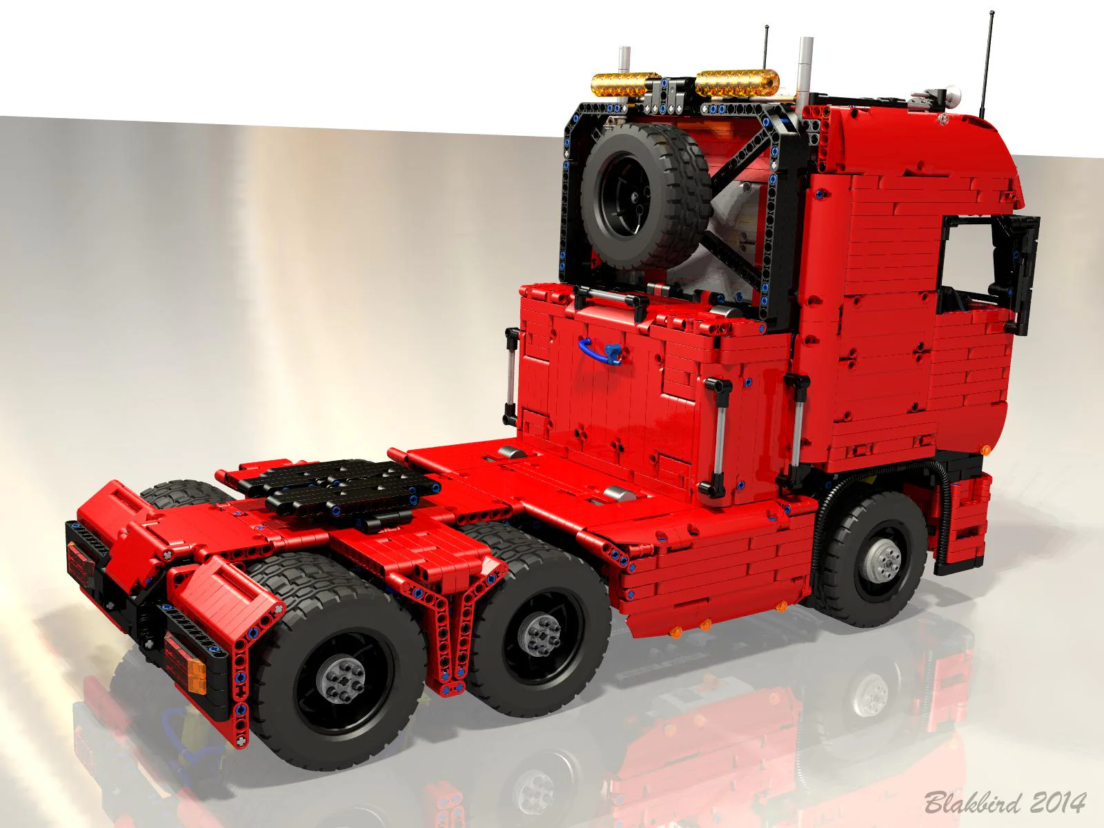 Air-actuated tug truck. MOC-2475 image 3