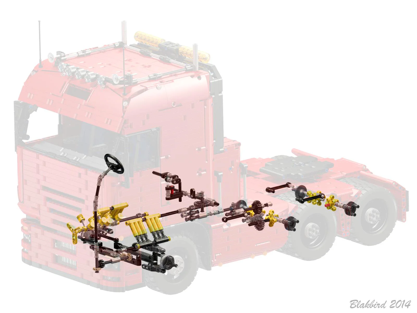 Air-actuated tug truck. MOC-2475 image 4