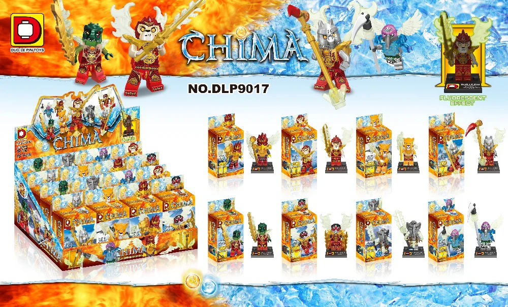 Martial Arts Legends: 8 Characters 哆乐品DLP/D牌积木 DLP9017