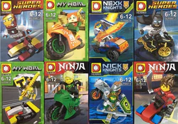 Super Heroes, My World, Phantom Ninja, Future Knight Team Members 8 styles