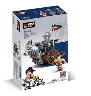 Three Kingdoms Little Heroes: War Chariot 4 Variations 迪库 DECOOL/酷小砖 BrickCool 2060A image 8