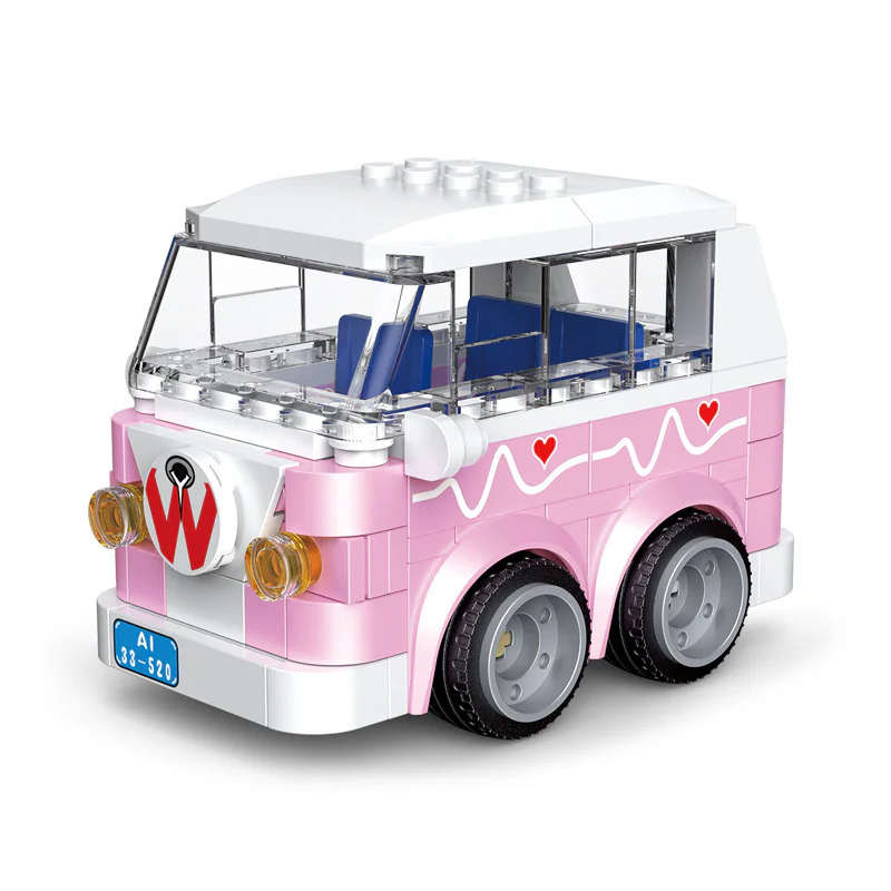 EGG VAN: PINK MASS T1 迪库 DECOOL/酷小砖 BrickCool 26012