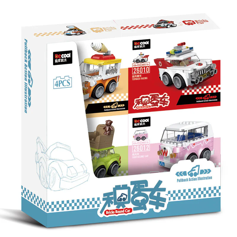 EGG VAN: PINK MASS T1 迪库 DECOOL/酷小砖 BrickCool 26012 image 2