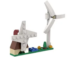 Windmill, wind power generator.