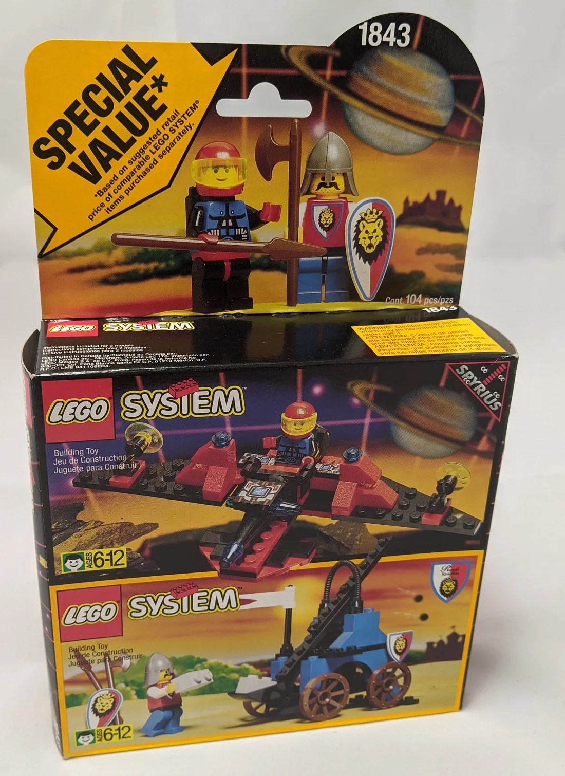 Spacecraft, catapults 乐高 LEGO 1843 image 1