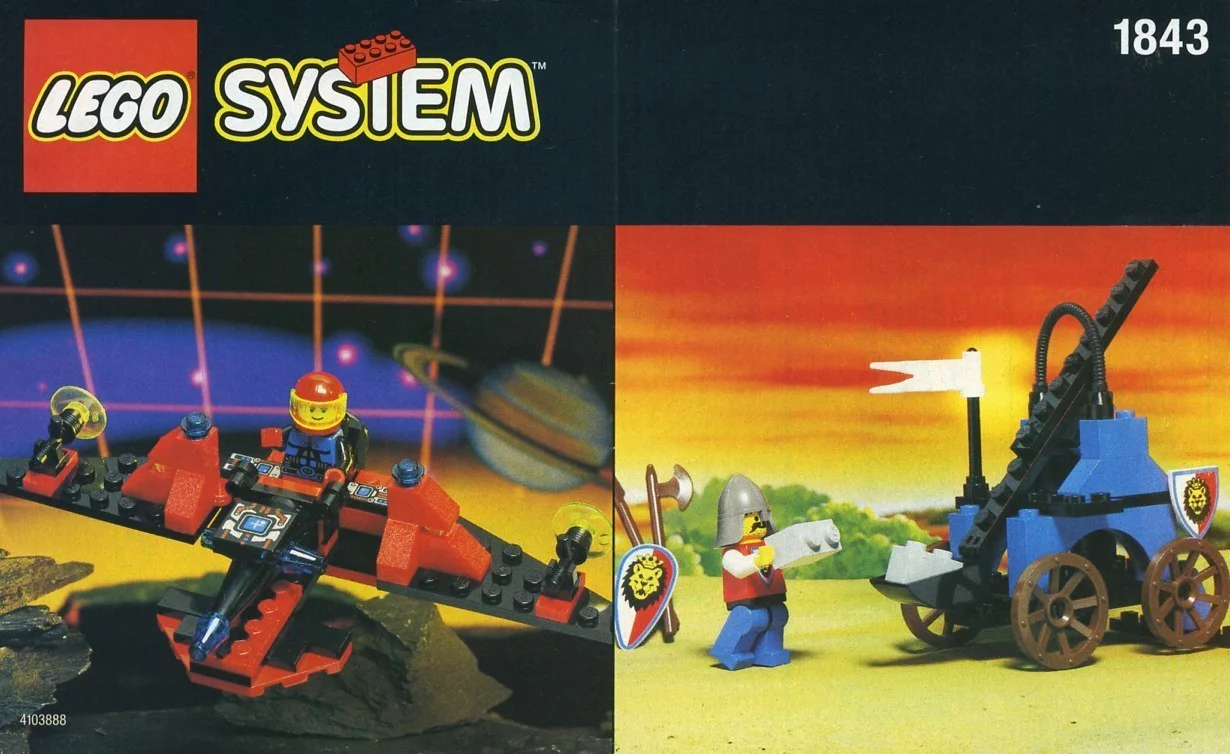 Spacecraft, catapults 乐高 LEGO 1843 image 3