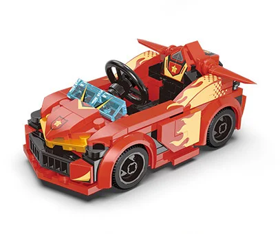 Racing Cars: 6 Models - Blaze Red Flag, Bee's Taxi Car, Victory Team GT3, Cyber Explosion, Global Marathon, and Yata Lapetos. 星堡 XINGBAO XB-62001F