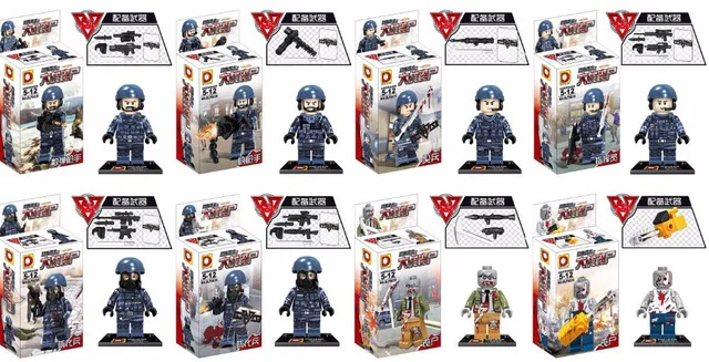 Zombies of the Great War of Terrorist Attack 哆乐品DLP/D牌积木 DLP9039