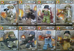 World War II Assault Figures - 8 Varieties