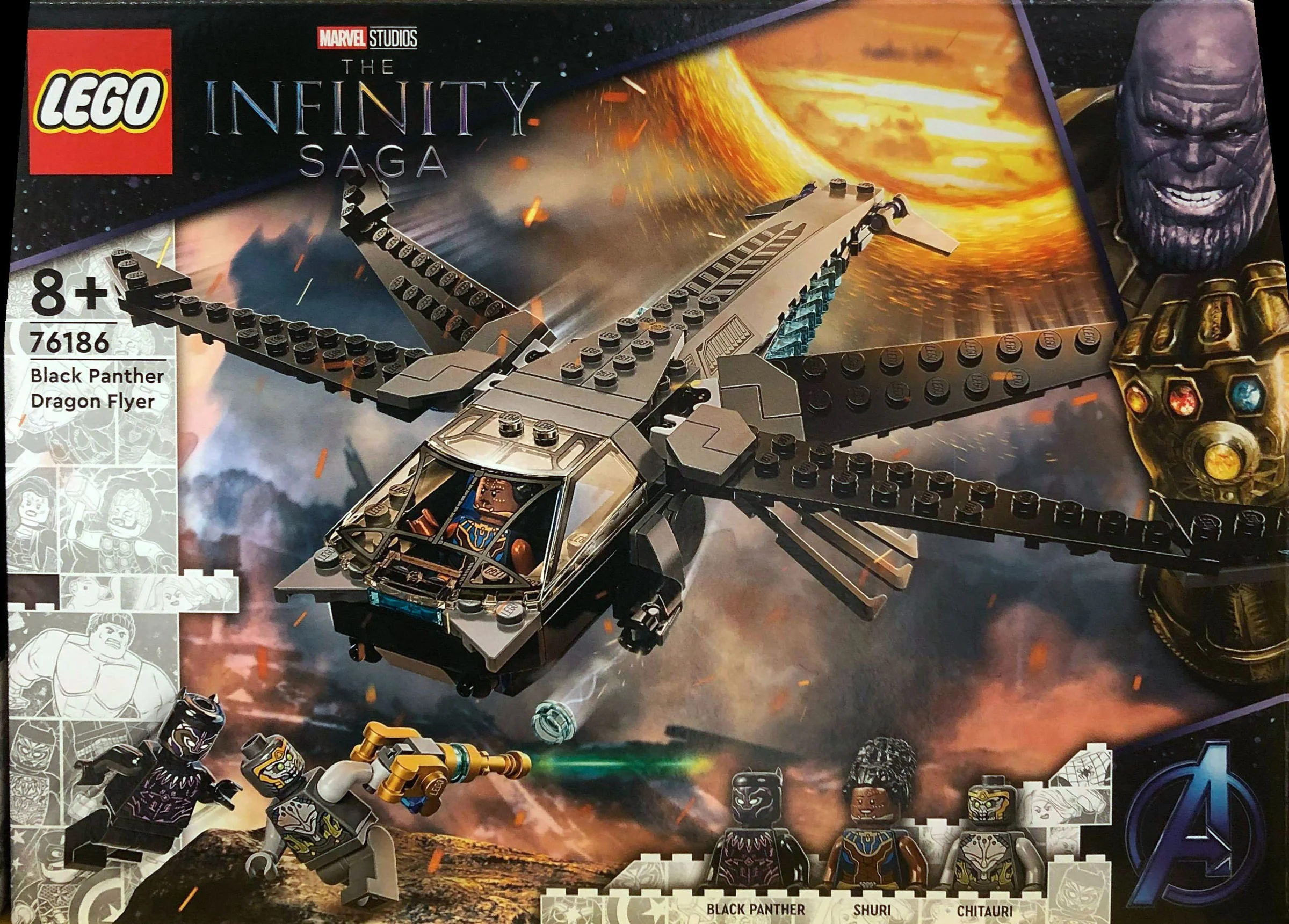 Black Panther Flying Dragon Aircraft 60088 image 1