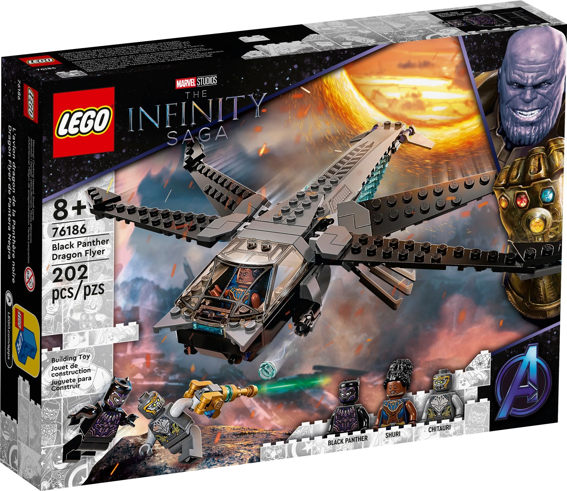 Black Panther Flying Dragon Aircraft 60088 image 4