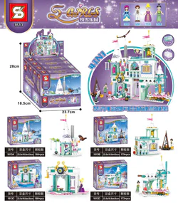 Frosty Wonderland: Castle of Ice and Snow 4-in-1