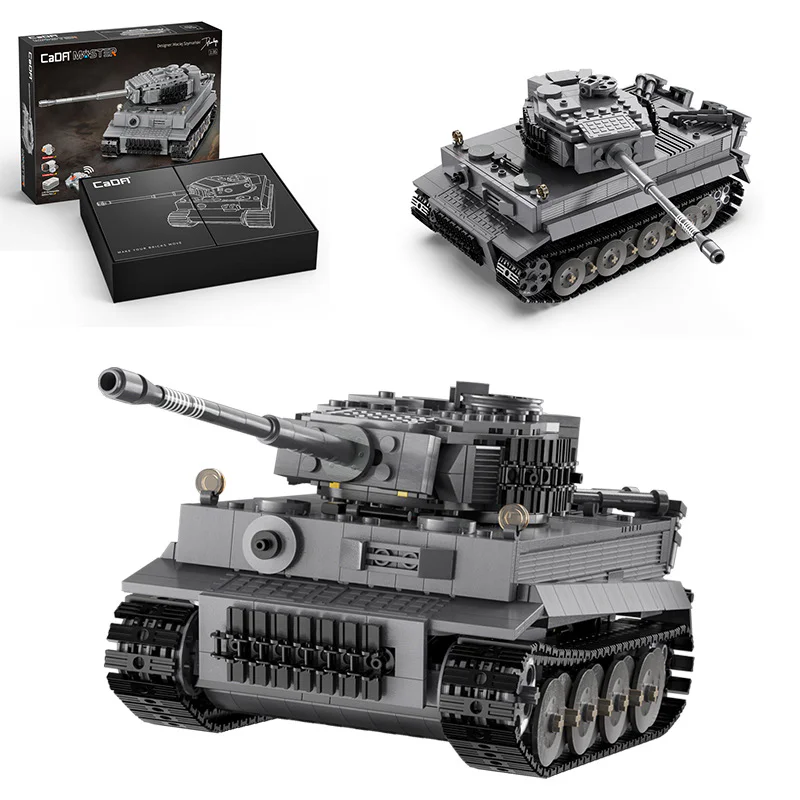 Tiger tank 1:35 咔搭 CaDA/双鹰 DoubleE C61071 image 2