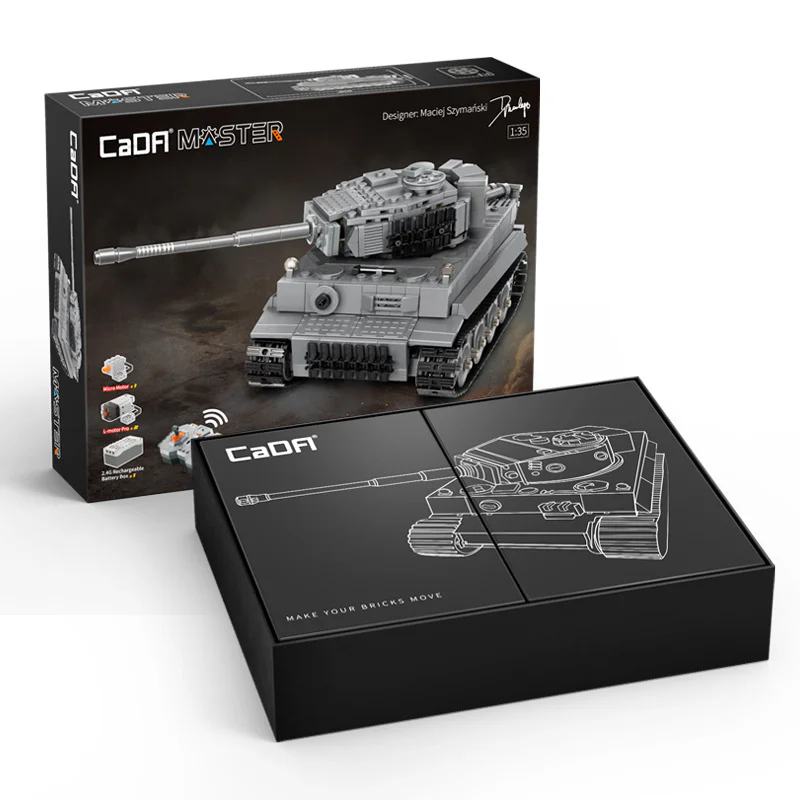 Tiger tank 1:35 咔搭 CaDA/双鹰 DoubleE C61071 image 5
