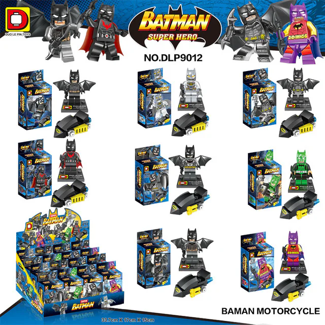 Batman Robin 8 designs 哆乐品DLP/D牌积木 DLP9012