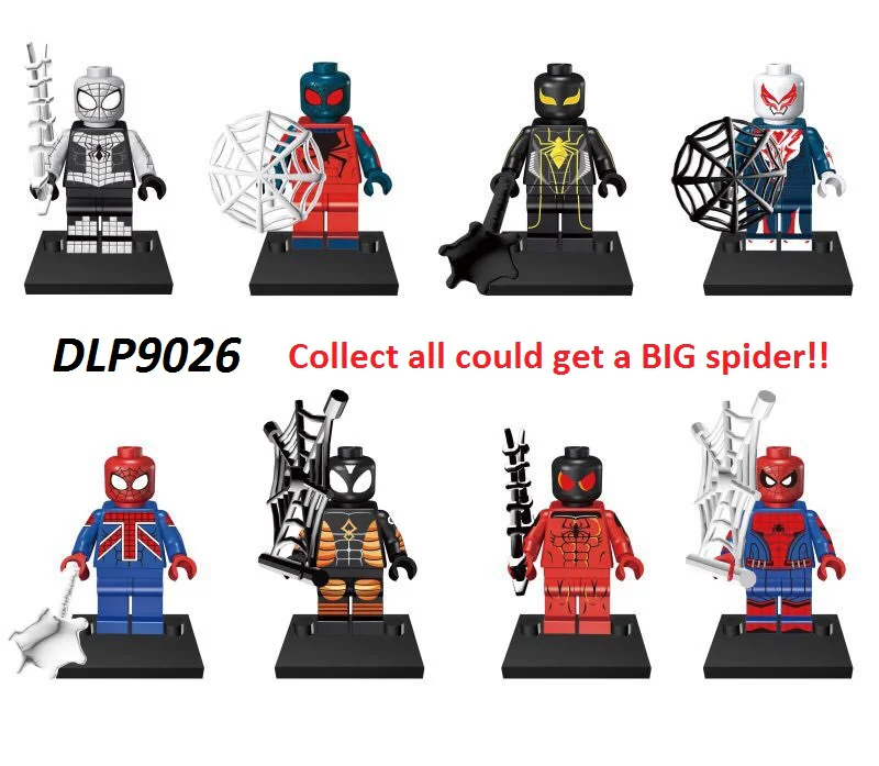 Spider-Man: Into the Spider-Verse - Miles Morales 8 variants 哆乐品DLP/D牌积木 DLP9026