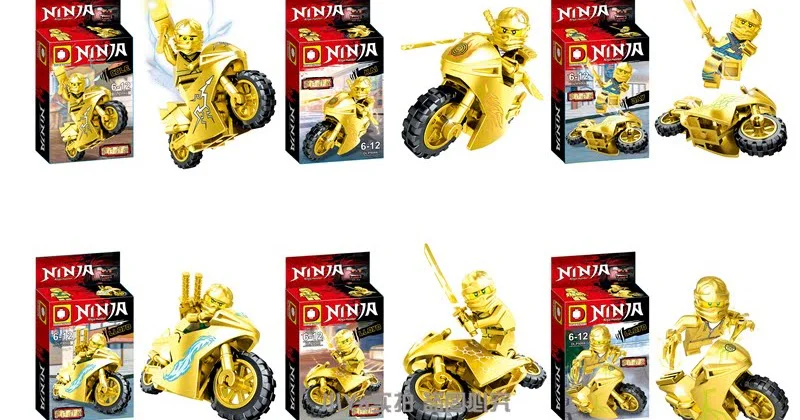 Mirage Ninja. Gold. Six 哆乐品DLP/D牌积木 DLP9066
