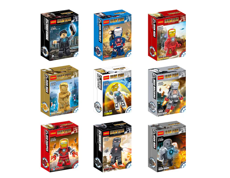 Superhero Little Guy 9 versions 0167