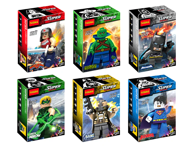 Superhero Minion 6 varieties 0214
