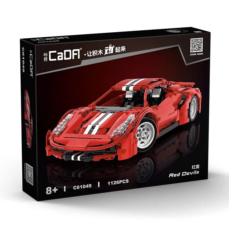 Red Devil, Ferrari, 488, 1:12 咔搭 CaDA/双鹰 DoubleE C61049 image 4