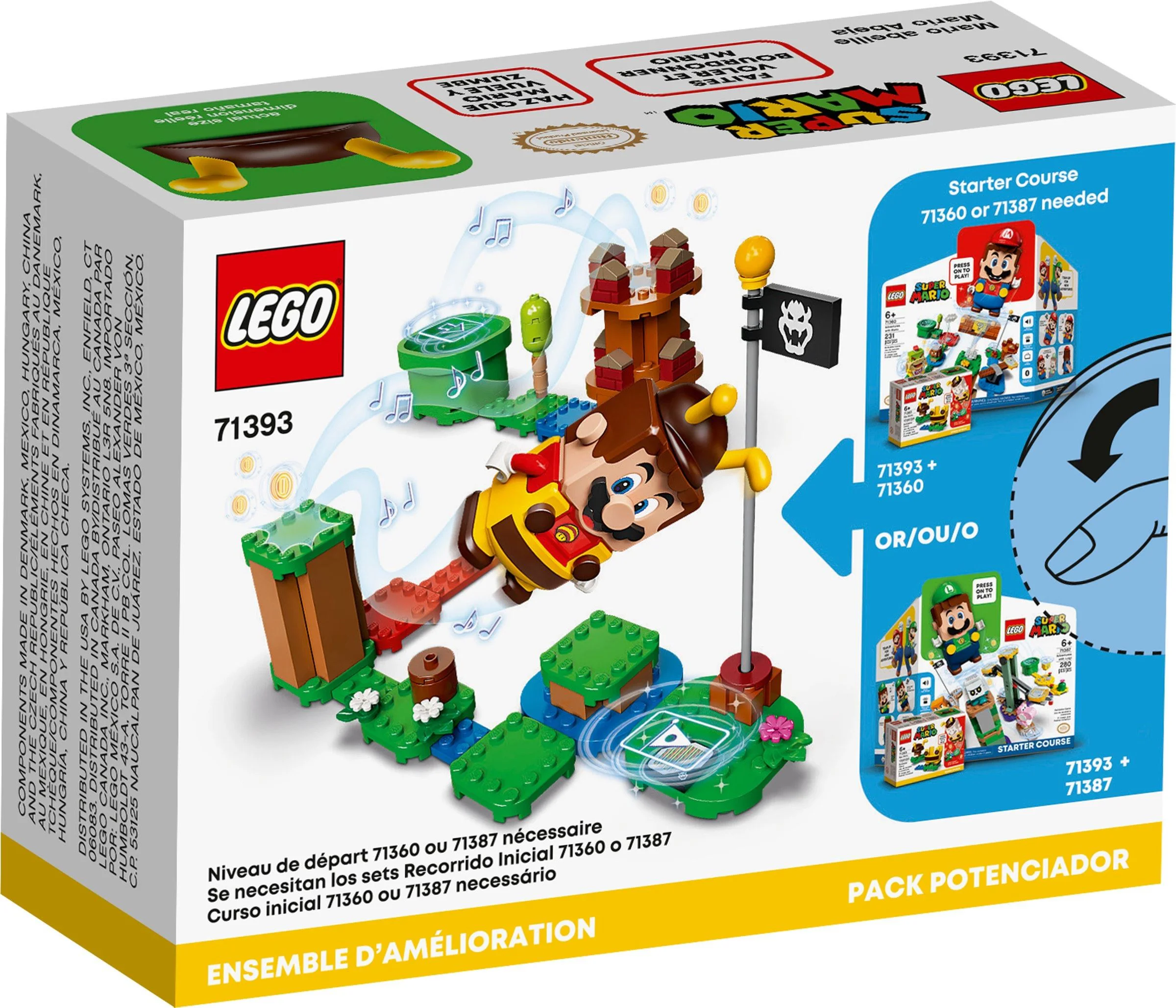 Super Mario: Bee Mario Enhancement Package 乐高 LEGO 71393 image 5