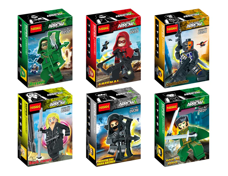 Superhero Toys 6 Variants 0235