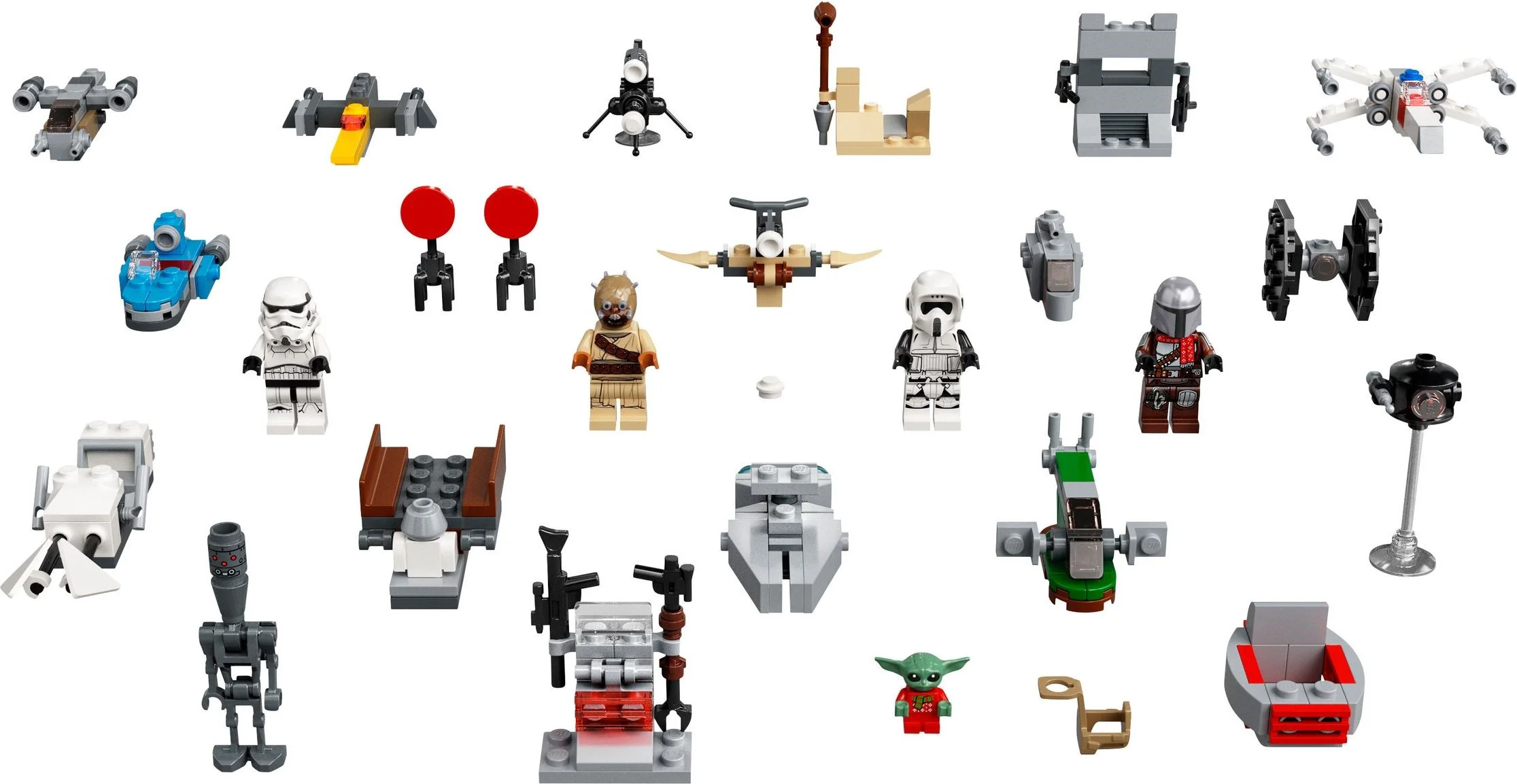Star Wars Christmas Last Calendar 2021 乐高 LEGO 75307 image 2